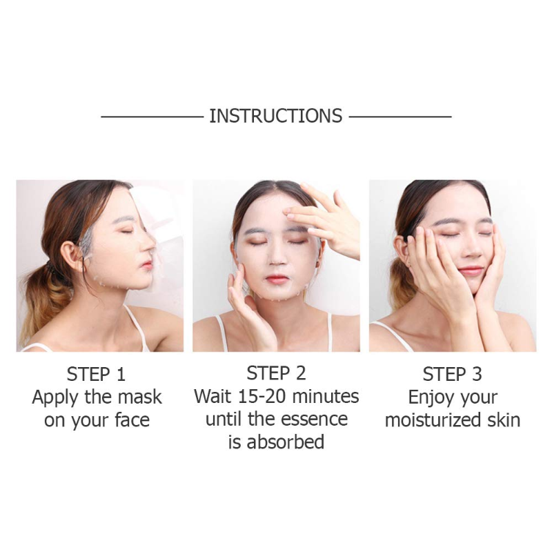 BIOAQUA Pack of 5 Fruit & Plant Extract Facial Sheet Masks 25g Each
