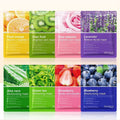 BIOAQUA Pack of 5 Fruit & Plant Extract Facial Sheet Masks 25g Each
